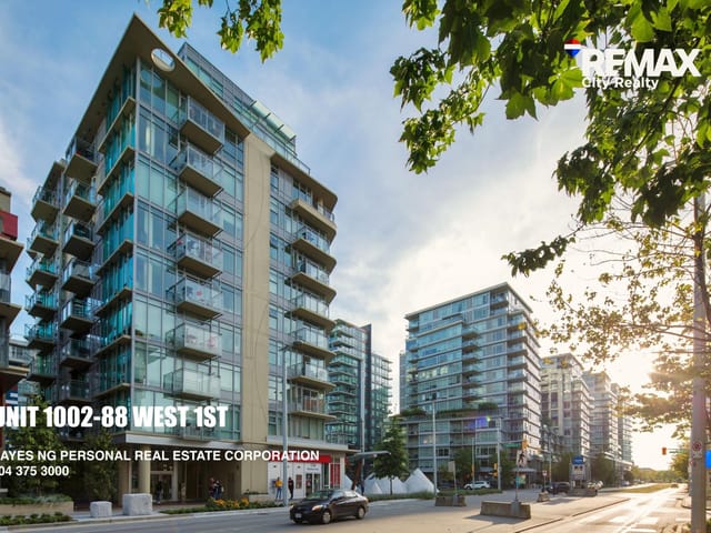 Apartment for sale in Vancouver, Vancouver West, 1002 88 W 1st Avenue, 263132909 | Realtylink.org