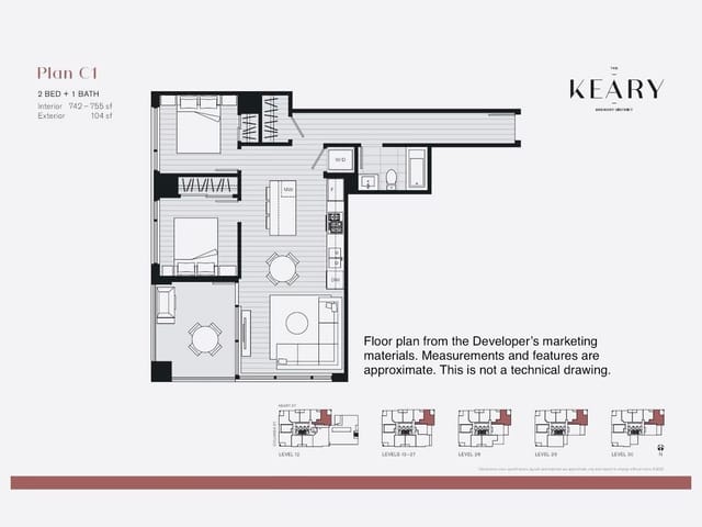 Apartment for sale in New Westminster, New Westminster, 2703 230 Keary Street, 263133551 | Realtylink.org