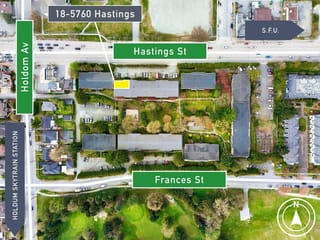 Apartment for sale in Burnaby, Burnaby North, 18 5760 Hastings Street, 263133640 | Realtylink.org