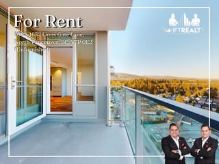 Apartment for rent in North Vancouver, North Vancouver, 1602 1632 Lions Gate Lane, 263139631 | Realtylink.org
