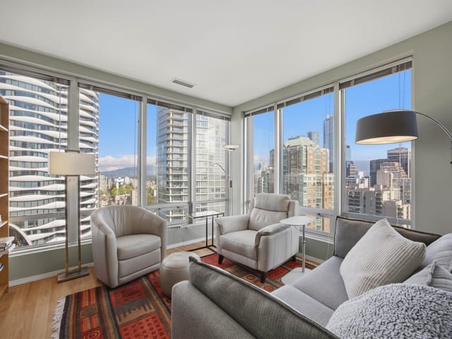 Apartment for sale in Vancouver, Vancouver West, 1607 989 Nelson Street, 263140373 | Realtylink.org