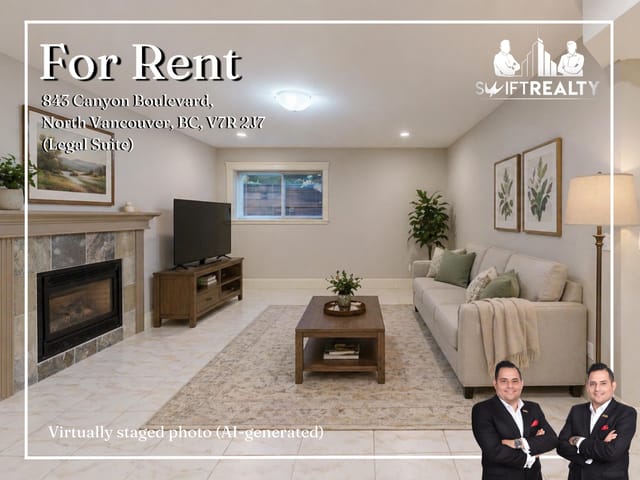House for rent in North Vancouver, North Vancouver, BSMT 843 Canyon Boulevard, 263141271 | Realtylink.org