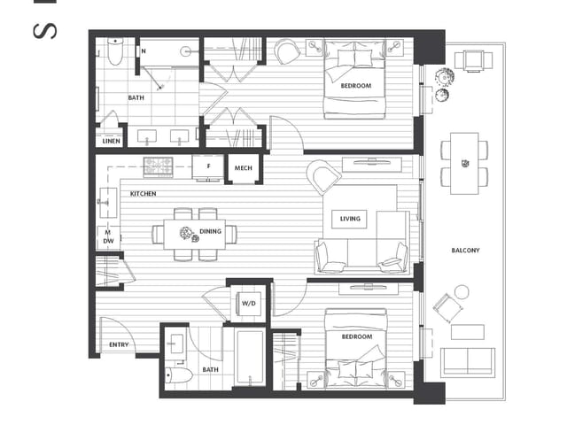 Apartment for sale in Burnaby, Burnaby North, 3804 2135 Springer Avenue, 263142301 | Realtylink.org