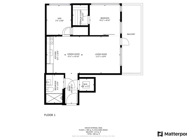 Apartment for sale in Vancouver, Vancouver West, 1907 5728 Berton Avenue, 263142890 | Realtylink.org