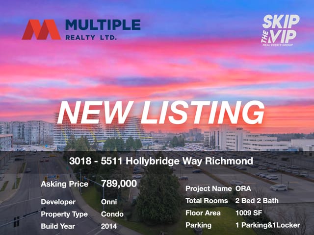 Apartment for sale in Richmond, Richmond, 3018 5511 Hollybridge Way, 263144175 | Realtylink.org