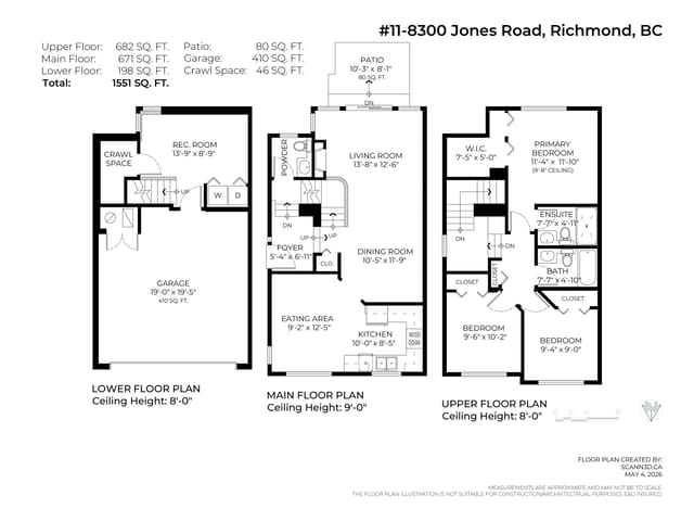 1/2 Duplex for sale in Richmond, Richmond, 11 8300 Jones Road, 263144559 | Realtylink.org