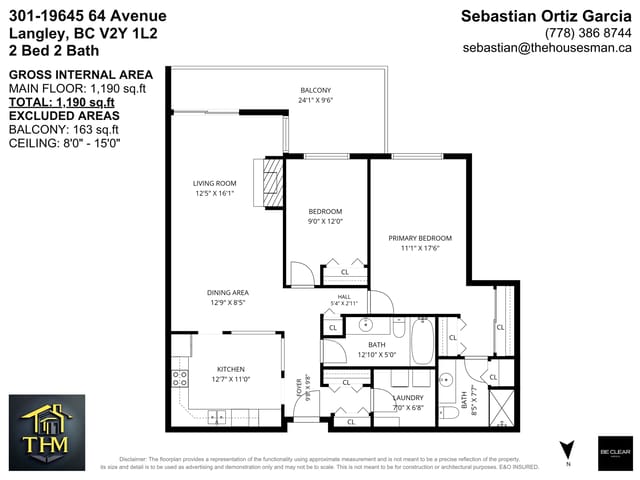 Apartment for sale in Langley, Langley, 301 19645 64 Avenue, 263152362 | Realtylink.org