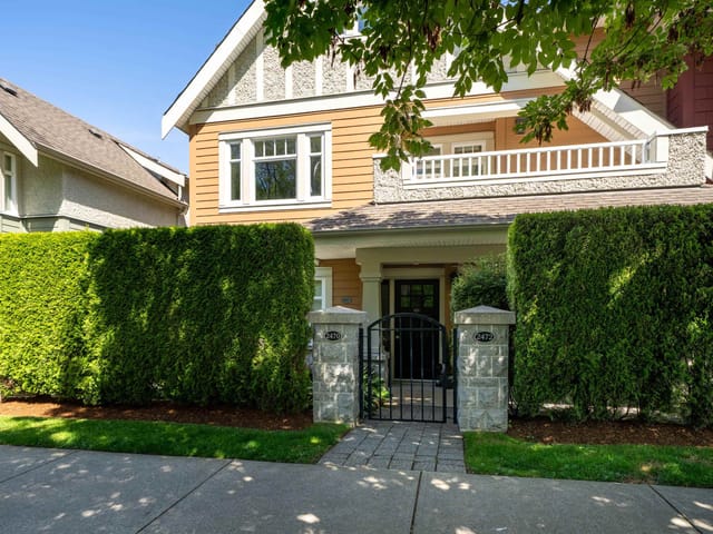 Townhouse for sale in Vancouver, Vancouver West, 2470 Sasamat Street, 263152882 | Realtylink.org