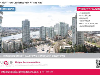 Apartment for rent in Vancouver, Vancouver West, 2204 89 Nelson Street, 263156538 | Realtylink.org