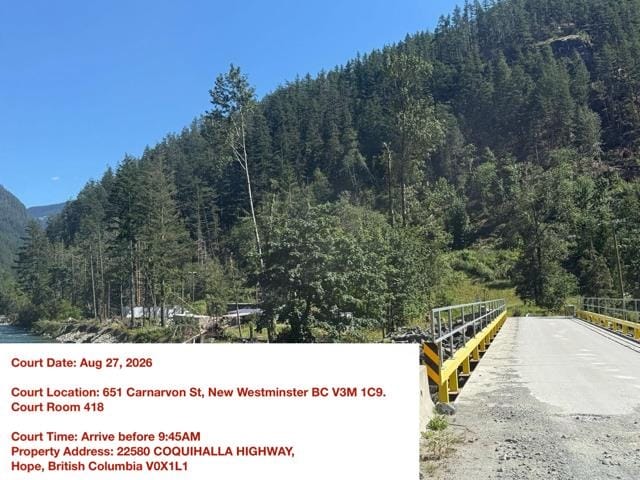 Lot for sale in Hope, Hope & Area, 22580 Coquihalla Highway, 263156640 | Realtylink.org