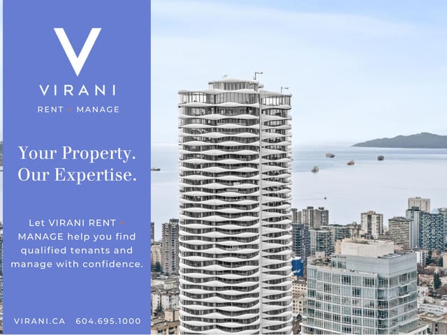 Apartment for rent in Vancouver, Vancouver West, 905 1033 Nelson Street, 263157338 | Realtylink.org