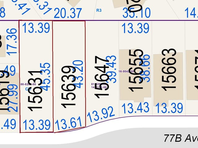 Lot for sale in Surrey, Surrey, 15639 77b Avenue, 263159194 | Realtylink.org