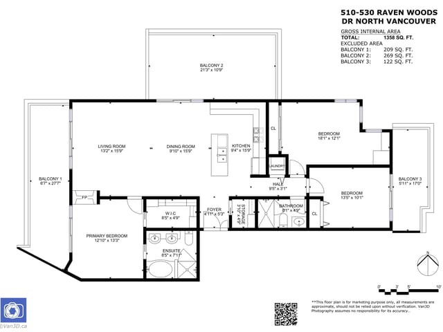 Apartment for sale in North Vancouver, North Vancouver, 510 530 Raven Woods Drive, 263159407 | Realtylink.org