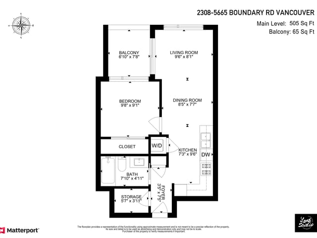 Apartment for sale in Vancouver, Vancouver East, 2308 5665 Boundary Road, 263159893 | Realtylink.org