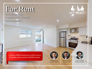 House for rent in Coquitlam, Coquitlam, GL 3173 Sylvia Place, 263162971 | Realtylink.org