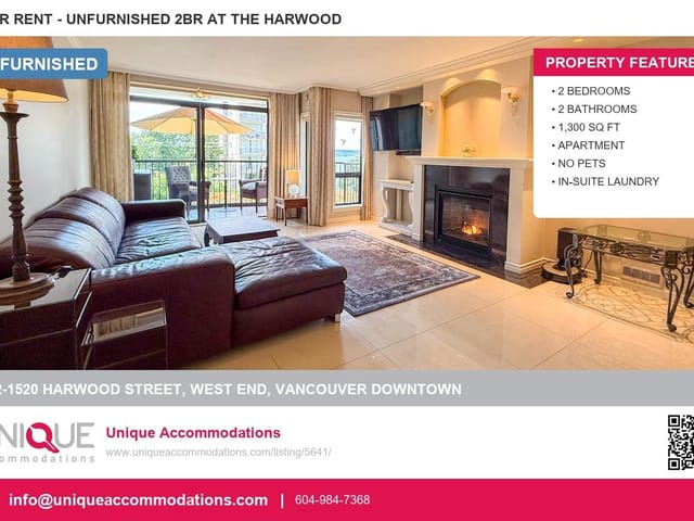 Apartment for rent in Vancouver, Vancouver West, 302 1520 Harwood, 263164407 | Realtylink.org