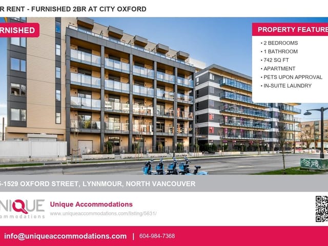 Apartment for rent in North Vancouver, North Vancouver, 115 1529 Oxford Street, 263165228 | Realtylink.org