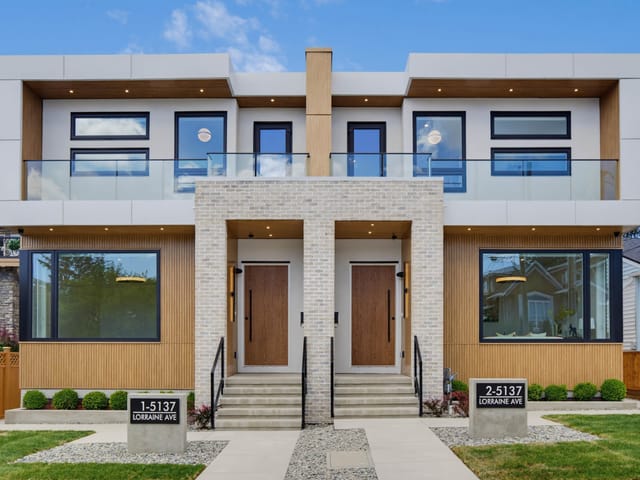 1/2 Duplex for sale in Burnaby, Burnaby South, 1 5137 Lorraine Avenue, 263167073 | Realtylink.org