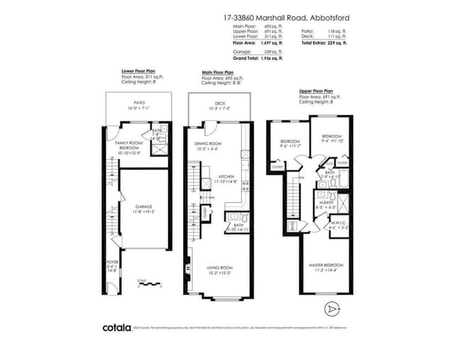 Townhouse for sale in Abbotsford, Abbotsford, 17 33860 Marshall Road, 263167595 | Realtylink.org