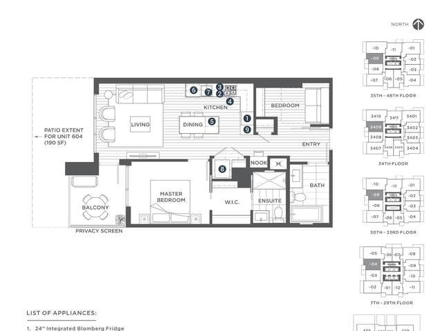 Apartment for sale in Burnaby, Burnaby North, 1804 2186 Gilmore Avenue, 263169505 | Realtylink.org