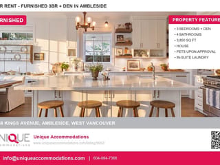 House for rent in West Vancouver, West Vancouver, 1248 Kings Avenue, 263171263 | Realtylink.org
