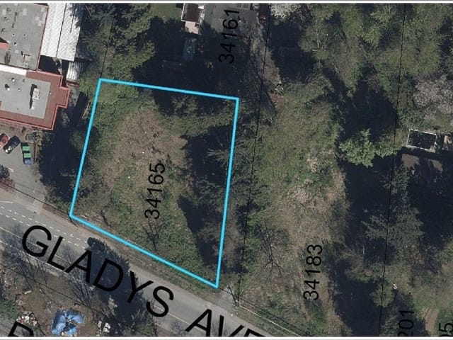 Lot for sale in Abbotsford, Abbotsford, 34165 Gladys Avenue, 263171302 | Realtylink.org