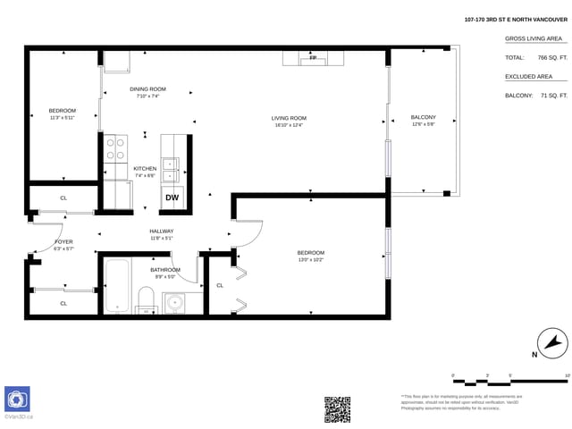 Apartment for sale in North Vancouver, North Vancouver, 107 170 E 3rd Street, 263171767 | Realtylink.org