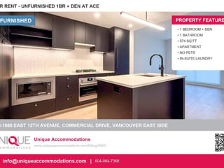 Apartment for rent in Vancouver, Vancouver East, 204 1680 E 12th Avenue, 263172746 | Realtylink.org