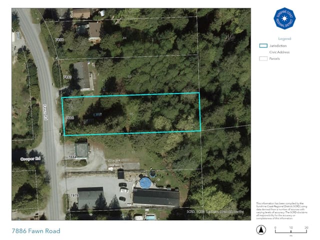 Lot for sale in Halfmoon Bay, Sunshine Coast, 7886 Fawn Road, 263173309 | Realtylink.org