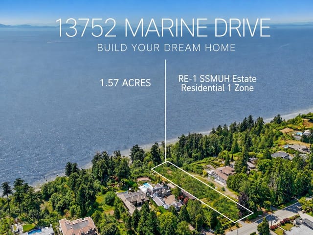 Lot for sale in White Rock, South Surrey White Rock, 13752 Marine Drive, 263173822 | Realtylink.org