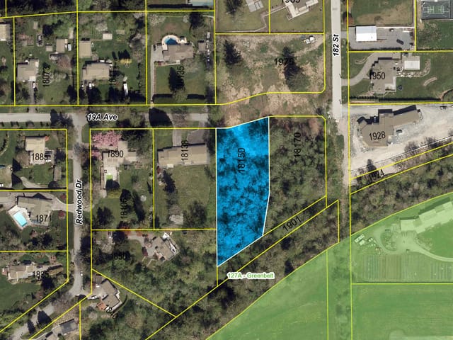 Lot for sale in Surrey, South Surrey White Rock, 18150 19a Avenue, 263174084 | Realtylink.org