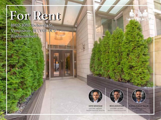 Apartment for rent in Vancouver, Vancouver West, 1602 1055 Richards Street, 263174842 | Realtylink.org