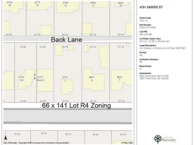 House for sale in Burnaby, Burnaby South, 4791 Sardis Street, 263175692 | Realtylink.org