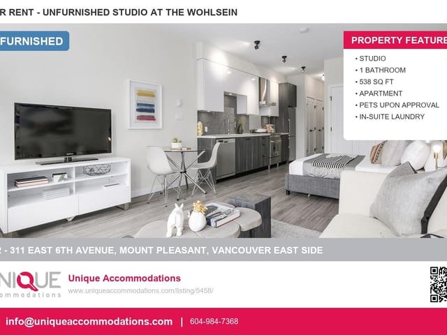 Apartment for rent in Vancouver, Vancouver East, 212 311 E 6th, 263176056 | Realtylink.org