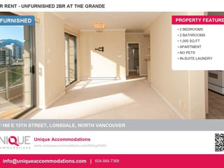 Apartment for rent in North Vancouver, North Vancouver, 607 160 E 13th, 263176061 | Realtylink.org