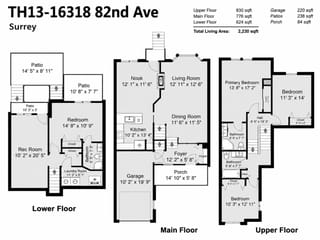 Townhouse for sale in Surrey, Surrey, 13 16318 82 Avenue, 263176522 | Realtylink.org