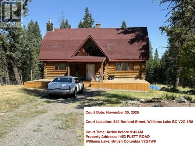 House for sale in Williams Lake, Williams Lake, 1453 Flett Road, 263177375 | Realtylink.org