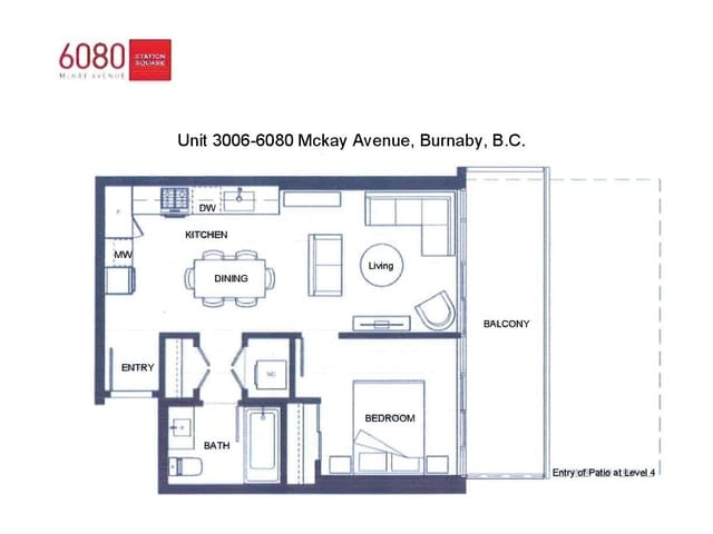 Apartment for sale in Burnaby, Burnaby South, 3006 6080 McKay Avenue, 263177888 | Realtylink.org