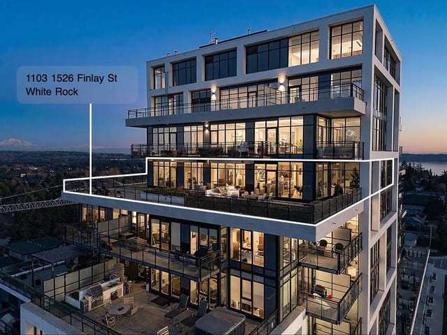 Apartment for sale in White Rock, South Surrey White Rock, 1103 1526 Finlay Street, 263178051 | Realtylink.org