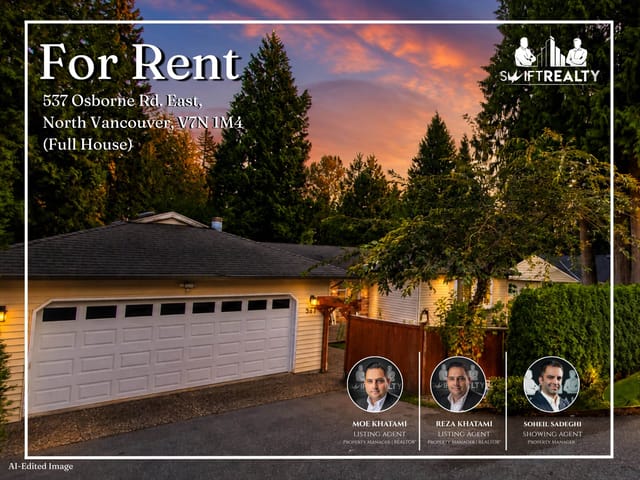 House for rent in North Vancouver, North Vancouver, 537 E Osborne Road, 263178111 | Realtylink.org