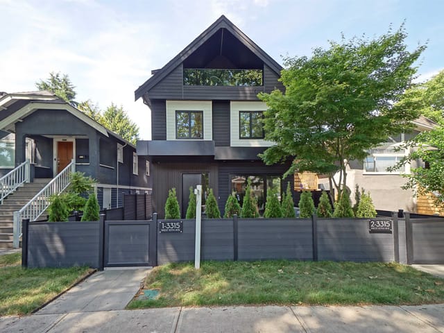 1/2 Duplex for sale in Vancouver, Vancouver West, 1 3315 W 10th Street, 263178522 | Realtylink.org