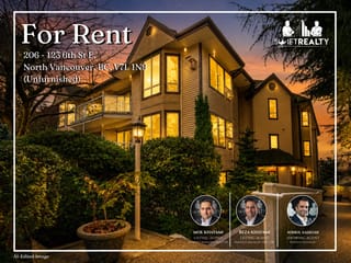 Apartment for rent in North Vancouver, North Vancouver, 206 123 E 6th Street, 263179058 | Realtylink.org