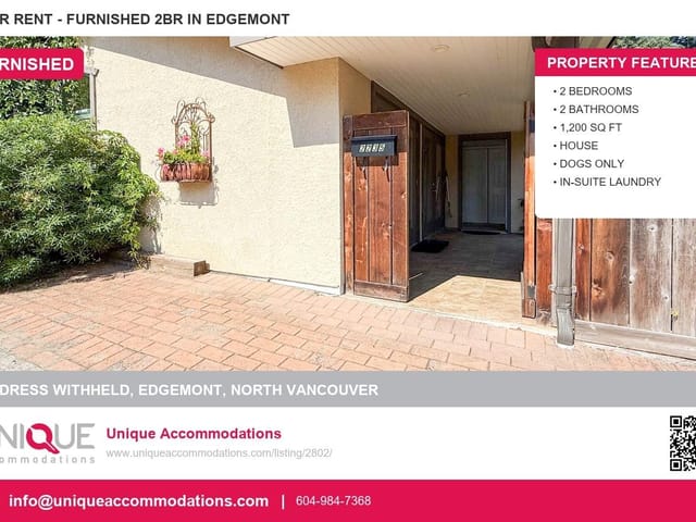 House for rent in North Vancouver, North Vancouver, Withheld Withheld, 263179328 | Realtylink.org
