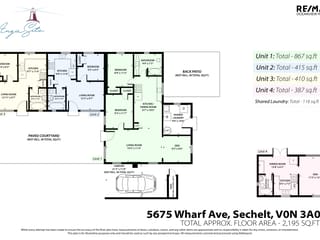 Fourplex for sale in Sechelt, Sunshine Coast, 5675 Wharf Avenue, 263181405 | Realtylink.org