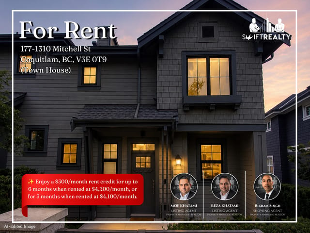Townhouse for rent in Coquitlam, Coquitlam, 177 1310 Mitchell Street, 263182291 | Realtylink.org