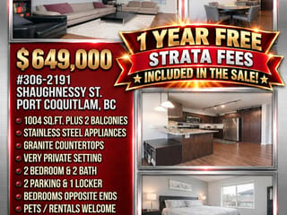 Apartment for sale in Port Coquitlam, Port Coquitlam, 306 2191 Shaughnessy Street, 263187051 | Realtylink.org