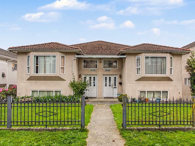 Duplex for sale in Vancouver, Vancouver East, 3840 Fraser Street, 263189235 | Realtylink.org