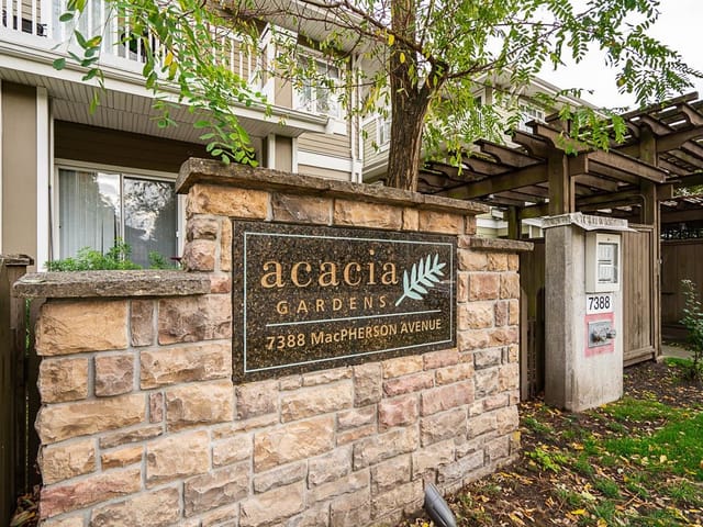 Townhouse for sale in Burnaby, Burnaby South, 160 7388 Macpherson Avenue, 263189434 | Realtylink.org