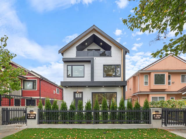 1/2 Duplex for sale in Vancouver, Vancouver East, 1 2070 E 26th Avenue, 263191183 | Realtylink.org