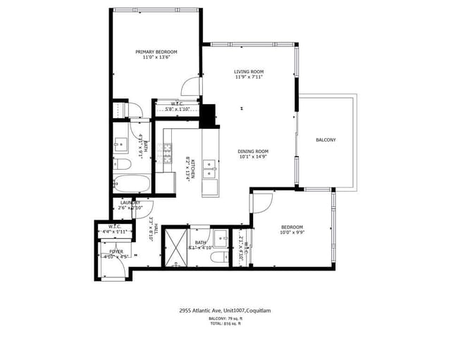 Apartment for sale in Coquitlam, Coquitlam, 1007 2955 Atlantic Avenue, 263193188 | Realtylink.org